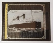 RMS Homeric Rare, Glass Plate Magic Lantern Slide