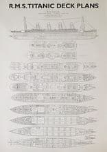 RMS TITANIC DECK PLAN