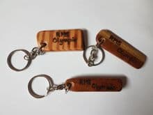 Small Olympic Wood Key Ring