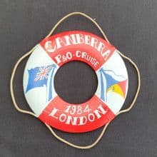 SS Canberra Souvenir Life Ring 1984 London