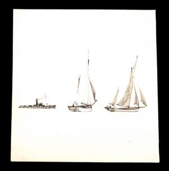 Titanic 1st Class Lounge Artist, Norman Wilkinson, Original Drawing (1)