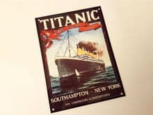 Titanic - Replica Metal Style Advert