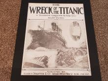Titanic Sheet Music - "Wreck of the Titanic"
