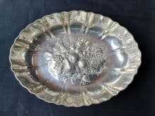White Star Line 1st Class Oval Silver Fruit Dish
