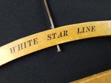 White Star Line Wooden Coat Hanger