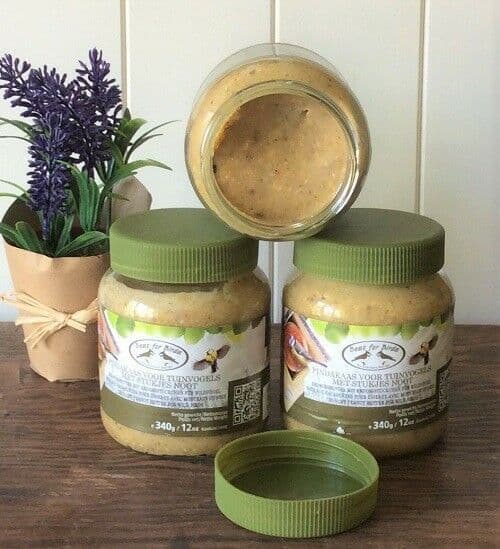 3 Jars of Special Mix Refill Peanut butter & Seed Bird food 340g/12oz