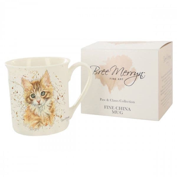 Bree Merryn Ceramic Nutmeg the Ginger Kitten Cat Tea/Coffee Boxed Mug 8.5x8cm
