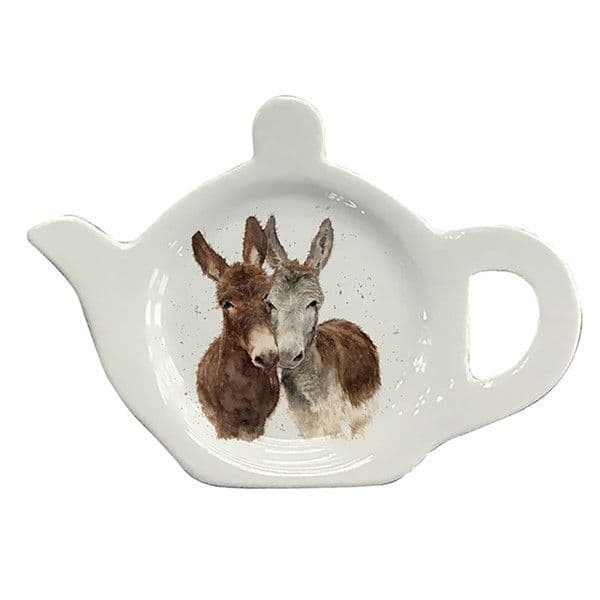 Bree Merryn Donkeys Tea Bag Tidy Holder Kitchen Hygiene Melamine 11x8x2cm