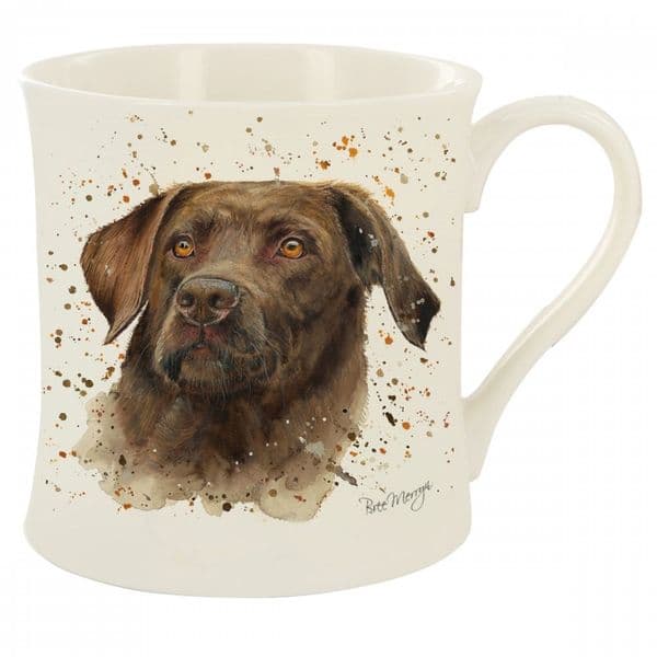 Bree Merryn Fine China Cooper Brown Labrador Dog Tea/Coffee Boxed Mug 8.5x8cm