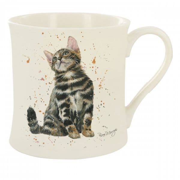 Bree Merryn Fine China Lulu Tabby Cat Tea/Coffee Boxed Mug 8.5x8cm