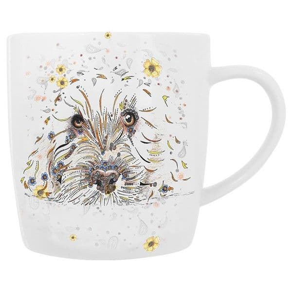 Doodleicious Fine China Flower Cockapoo Dog Tea/Coffee Boxed Mug Gift 8.5x8cm
