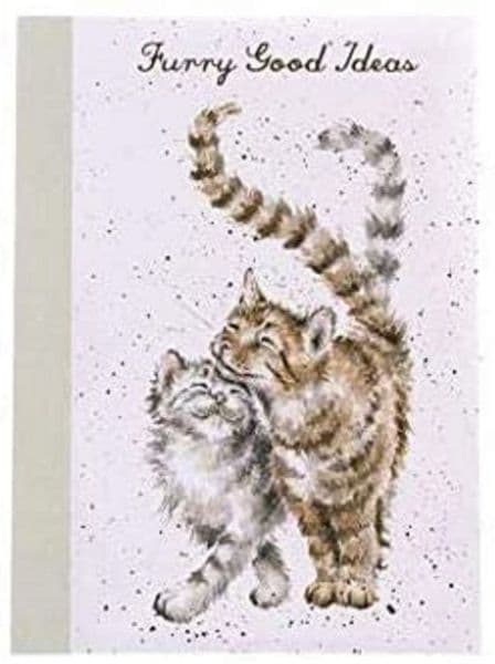 Wrendale Design Feline Good Cat Notebook A6 Lined Pad FSC Paper 15x10.5cm