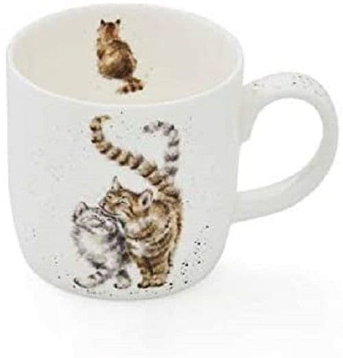Wrendale Design Fine China Feline Good Cat Tea/Coffee Mug 8.5x8cm