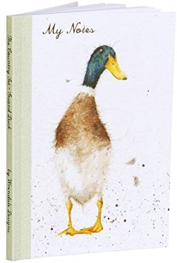 Wrendale Design Guard Duck Notebook A6 Lined Pad FSC Paper 15x10.5cm