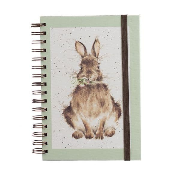 Wrendale Design Rabbit Spiral Bound Notebook A5 Lined Pad FSC Paper 15x22cm