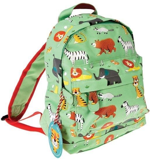Zoo Animals Park Toddler Children Ruck Sack Backpack School Bag 21x18x10cm