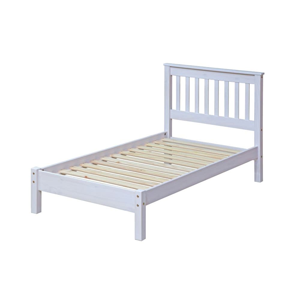 Cabo White3'0" slatted lowend bedstead