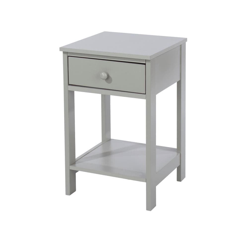Clarity Grey shaker, 1 drawer petite bedside cabinet