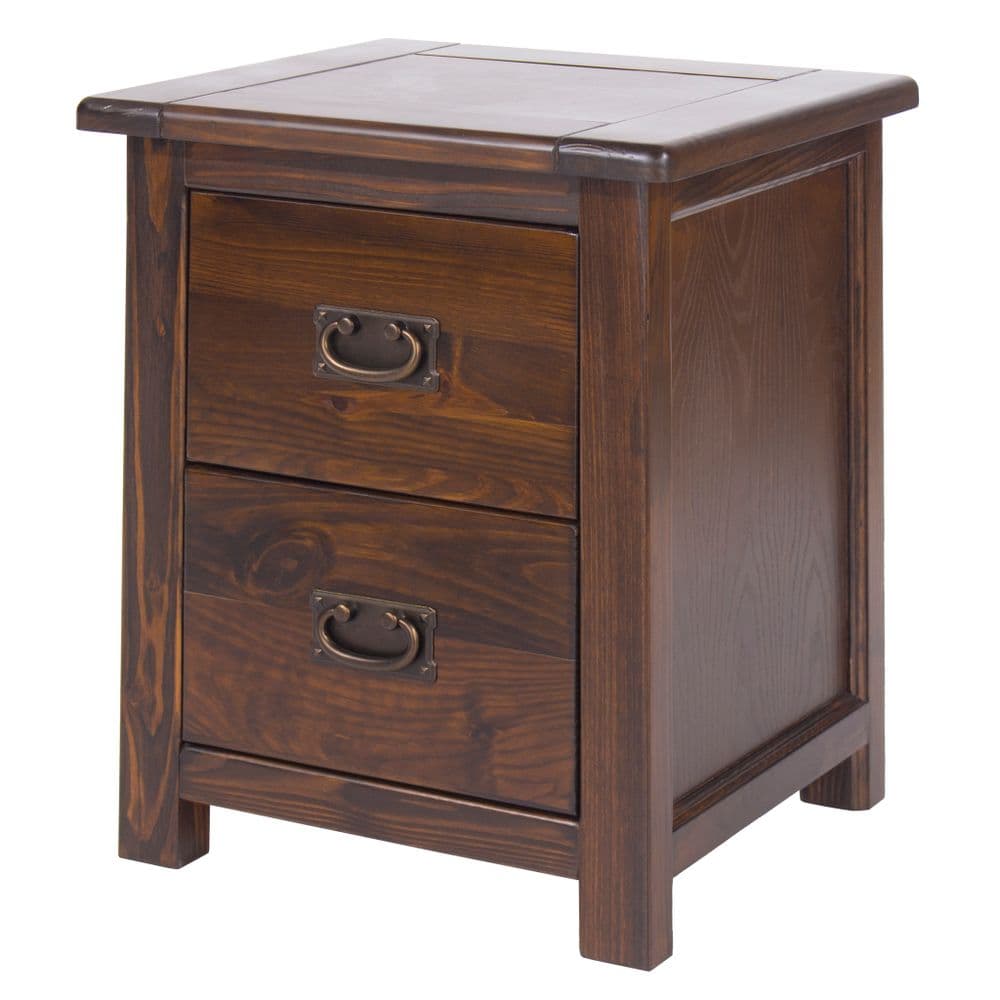 Hudson 2 drawer bedside cabinet
