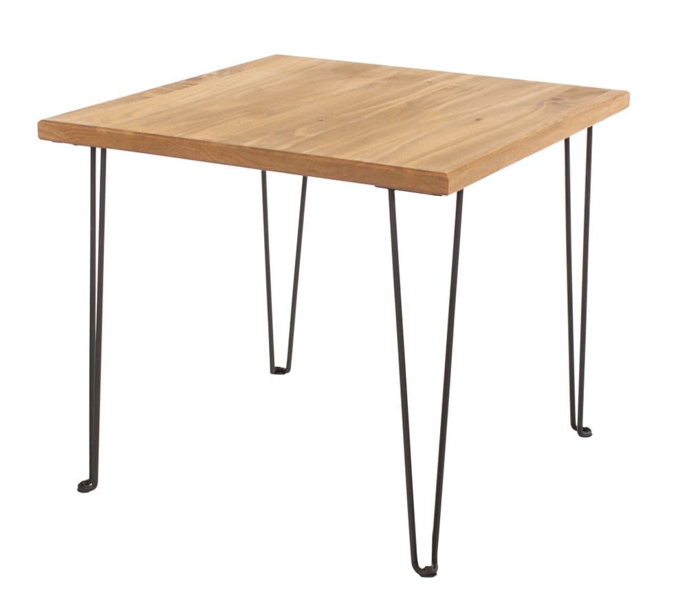 Rustic Pine standard lamp table