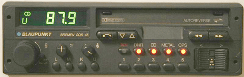 (85-86) BLAUPUNKT BREMEN SQR 45 Radio Cassette  PORSCHE MASERATI  FERRARI ROLLS