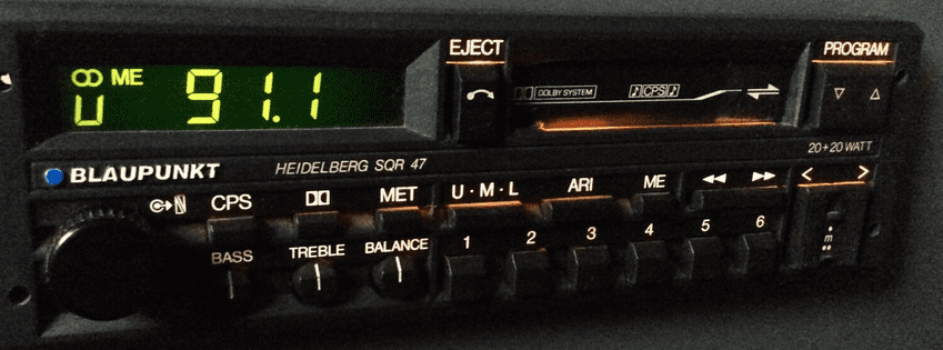 (86-88) BLAUPUNKT HEIDELBERG SQR 47 Radio Cassette  PORSCHE ASTON MARTIN FERRARI ROLLS