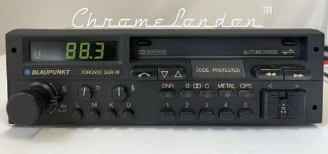 (87-89) BLAUPUNKT TORONTO SQR 48 Stereo Radio Cassette  *MINT-WARRANTY*  PORSCHE 911 AUDI MERCEDES