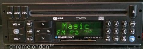 (93-96) BLAUPUNKT LONDON RDM 104 Classic Car FM Radio CD PORSCHE 993, 968 . FERRARI 348, 512TR,