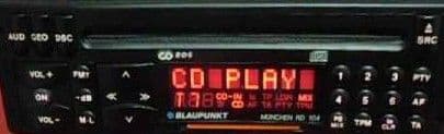 (93-96) BLAUPUNKT MUNCHEN RD 104 STEREO Vintage Classic Car FM Radio CD WARRANTY PORSCHE FERRARI BMW