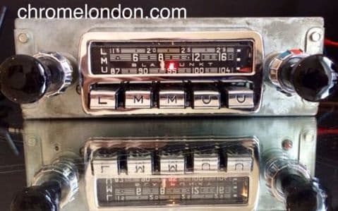 6v12+/- BLAUPUNKT KOLN Autoseek Vintage Classic Car FM Radio +MP3 video PORSCHE