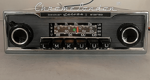 BECKER EUROPA II STEREO 992 MODERNISED Classic Car AM FM Radio 4xSTEREO USB BLUETOOTH *DAB+ MERCEDES
