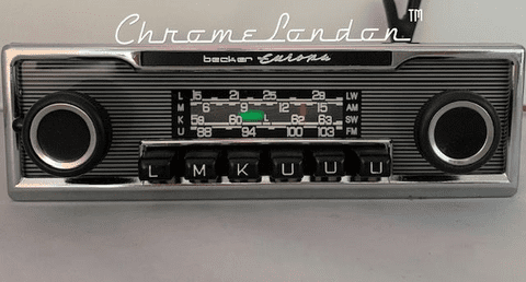 BECKER EUROPA Vintage PINSTRIPE Classic Car Radio +MP3 A1 CONCOURS MERCEDES 113 SL PAGODA 107 116