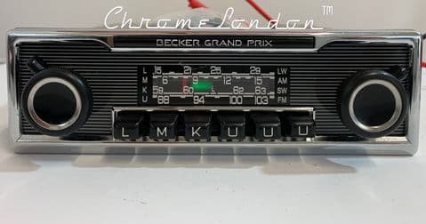BECKER GRAND PRIX 470 Wonderbar Vintage  Classic Car FM Radio +MP3 MERCEDES PORSCHE FERRARI