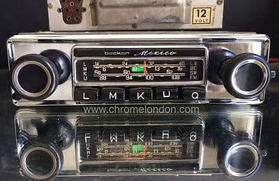 BECKER MEXICO US WONDERBAR Vintage Classic Car FM Radio +AMP+MP3 MINT RESTORED see video MERCEDES 190SL 113 PAGODA 107  PORSCHE 911 912 FERRARI DINO