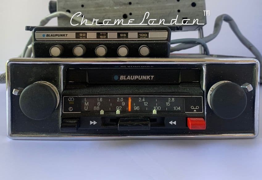 BLAUPUNKT BAMBERG CR STEREO Classic Car FM Radio Cassette +MP3 74-77 PORSCHE 911 930 TURBO