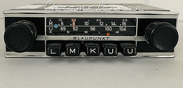 BLAUPUNKT  FRANKFURT Vintage Classic Car FM Radio CITROEN SM MASERAI FIAT 124 DINO ALFA SPIDER