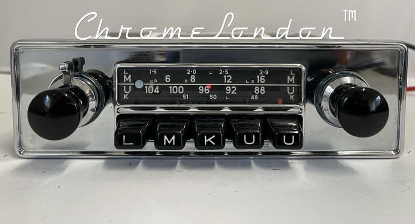 BLAUPUNKT FRANKFURT Vintage Classic Car FM Radio +MP3  PORSCHE 912  911 ETYPE FERRARI VW MERCEDES