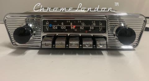 BLAUPUNKT KARLSRUHE DELUXE Vintage Classic Car FM Radio JAG ETYPE MKII VOLVO P1800 VW KARMANN
