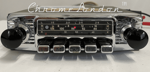 BLAUPUNKT KOBLENZ 6v/12v+/- DELUXE  Vintage Classic Car FM Radio MP3 VOLVO P1800 ALFA HEALEY