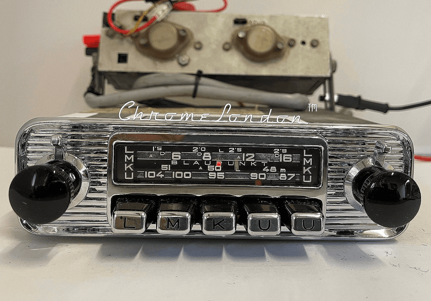 BLAUPUNKT KOLN AUTOSEEK Vintage Classic Car FM Radio +AMP+MP3 PORSCHE ETYPE ASTON FERRARI (1)