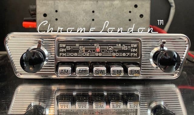 BLAUPUNKT NEW YORKER US AUTOSEEK Vintage Classic Car FM Radio +MP3  PORSCHE FERRARI  ETYPE ASTON