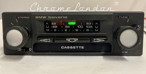 BMW BAVARIA STEREO BECKER OEM Vintage Classic Car Radio Cassette MP3  70s BMW E3 E9 E10 E12 E21 E23 (1)