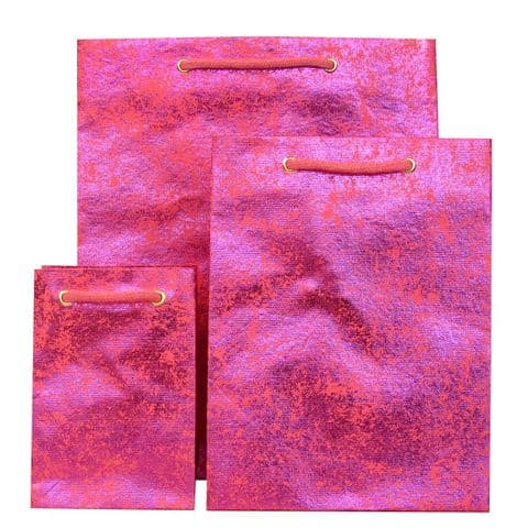 V28134; V28141; V28158 - Crush Pink Gift Bag - GBG171.15/15 10/PK