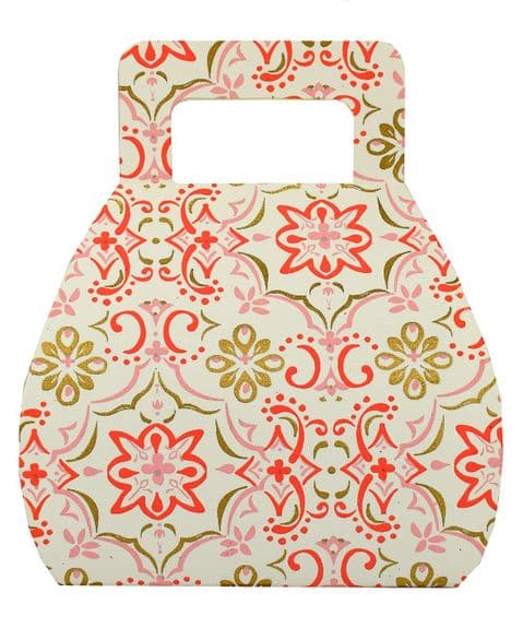 V32841 - Folding Handbag Gift Box Pink - FPBH258.00/10 12/PK