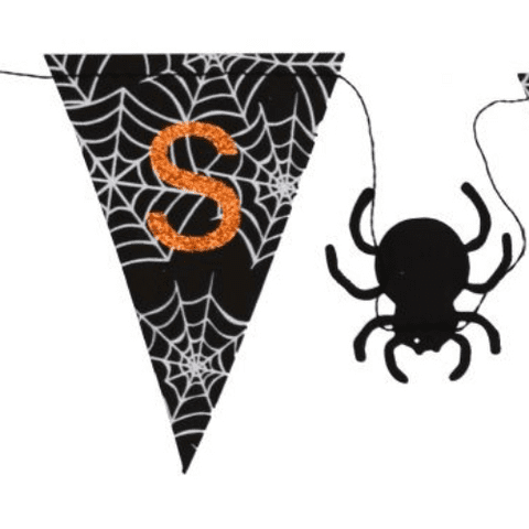V36726 - Spooky Spider Bunting 1.5m - PBSPIDER.85/57G 12/PK