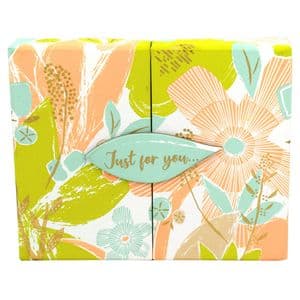 V46213 - Textured Floral Gift Card Box 4/PK