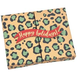 V47791 - All Over Leopard Gift Card Box 4/PK