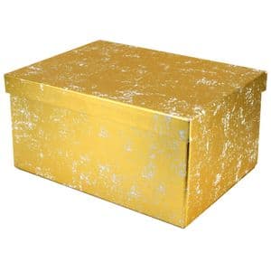 V47821 - Gold Crush Folding XL Box 4/PK