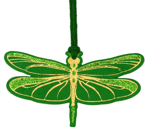 V37679 - Dragonfly Green Tags Set of 4 - GT283.64 12/PK