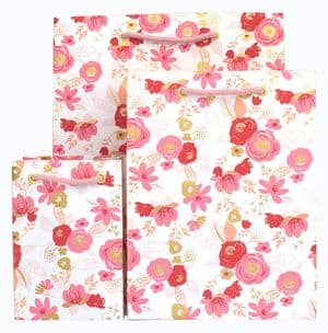V42055; V42031; V42017 - Cote Floral Pink Bag - GBG313.00/10 10/PK